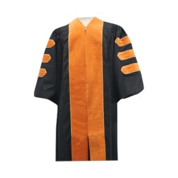 SKDA017  設計橙色邊畢業袍  訂購專業畢業禮服  來樣訂造畢業袍 畢業袍製造商 SKDA017  設計橙色邊畢業袍  訂購專業畢業禮服  來樣訂造畢業袍 畢業袍製造商